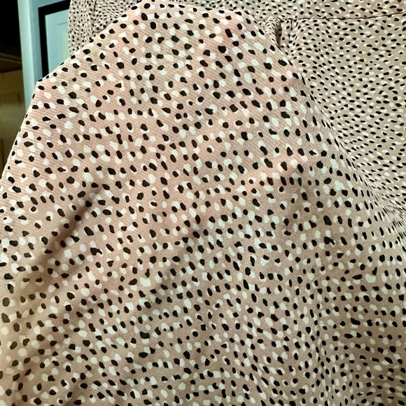 Pleione Light Pink Ruffled Buttoned Blouse Large - Picture 6 of 6